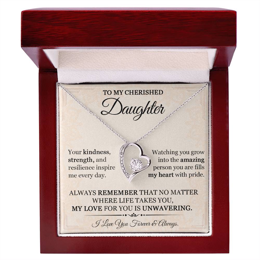 Daughter Necklace from Dad - Sentimental Gift for Your Beloved Daughter