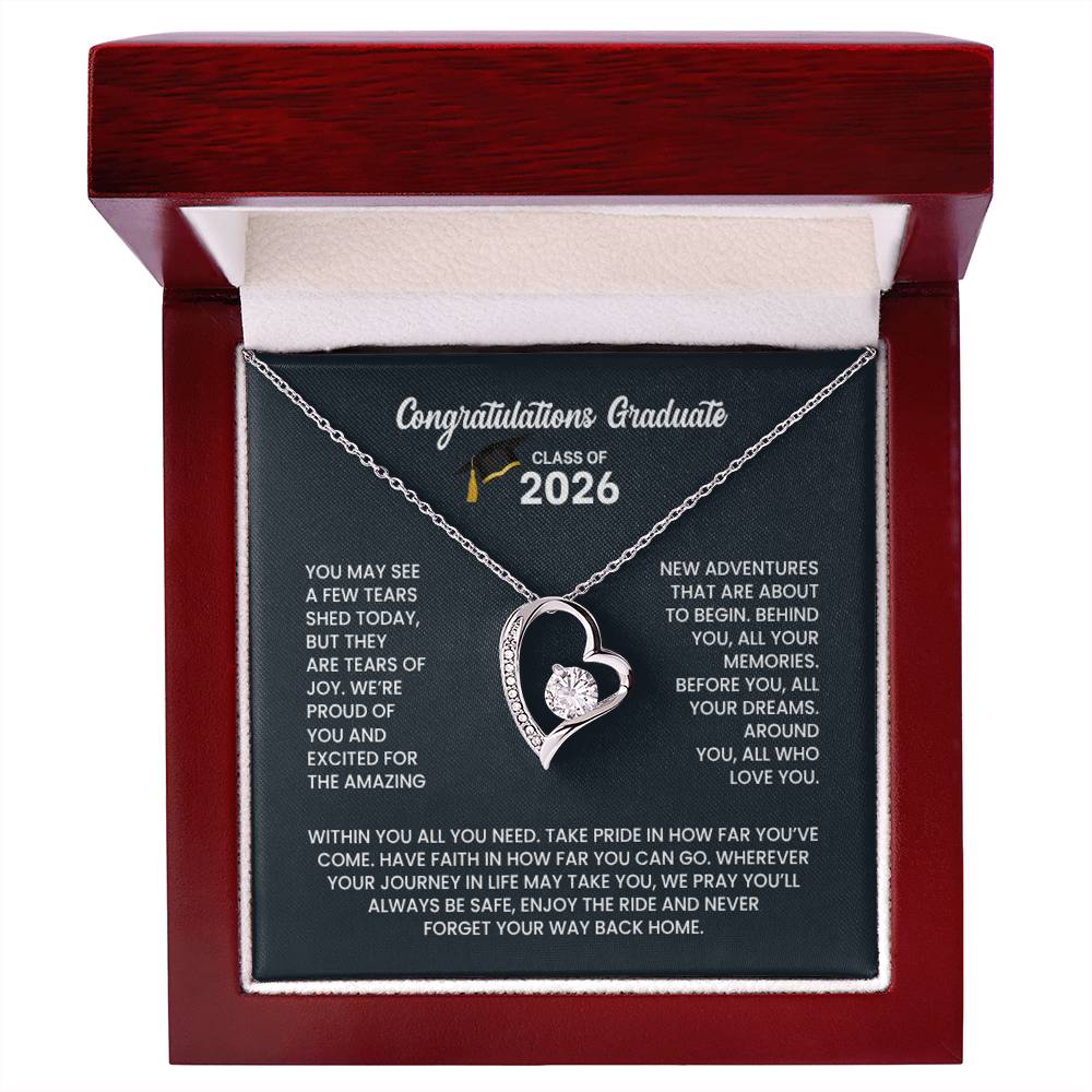 Class of 2026 Graduation Necklace Gift