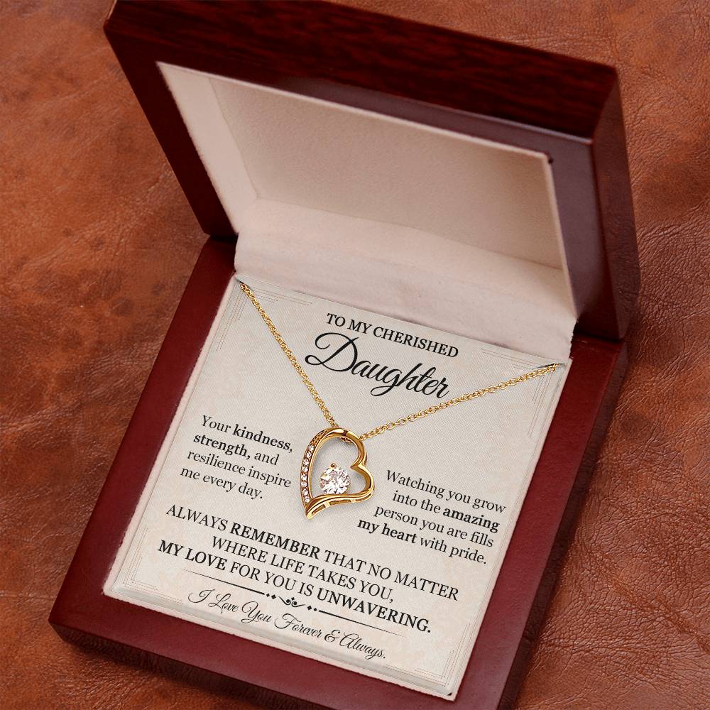 Daughter Necklace from Dad - Sentimental Gift for Your Beloved Daughter-[Heartfelt Family Gift]