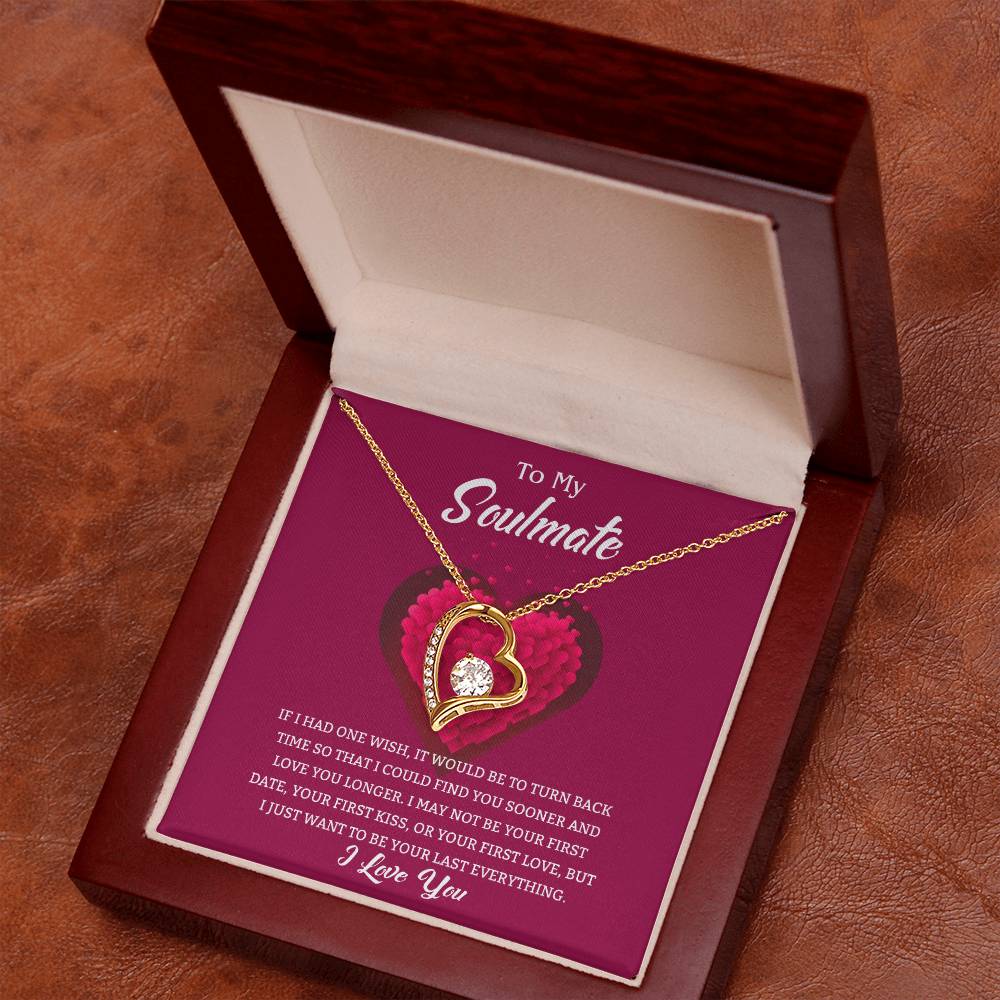 Soulmate Heart Necklace Gift-[Heartfelt Family Gift]