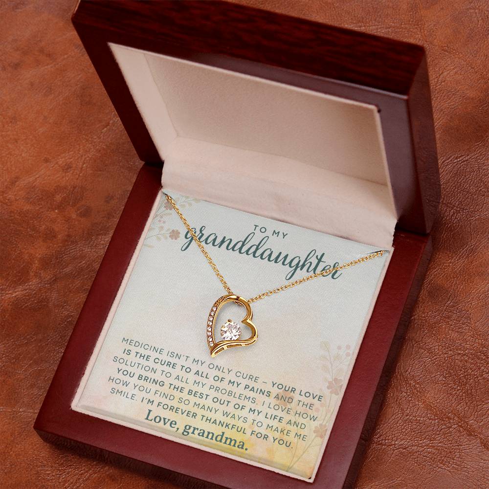 Granddaughter Necklace - Christmas  Birthday Gift for Granddaughter-[Heartfelt Family Gift]