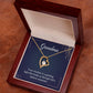 Grandma Guiding Light Heart Necklace Gift-[Heartfelt Family Gift]