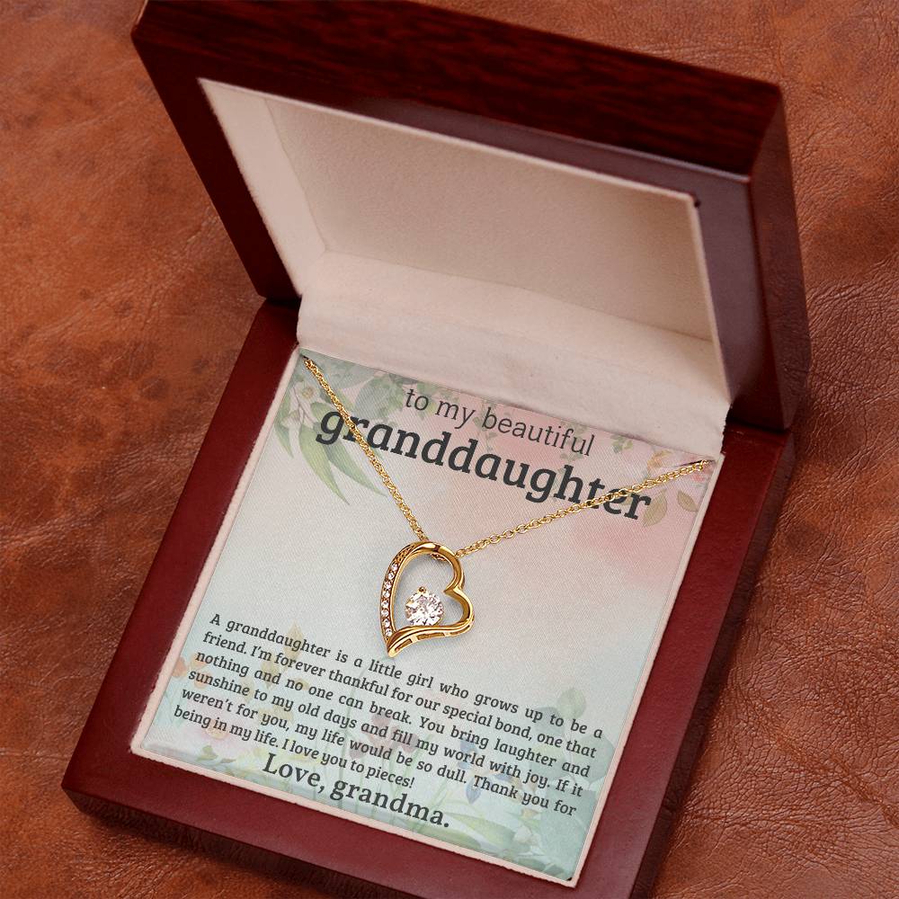 Granddaughter Necklace - Christmas or Birthday Gift - Personalized-[Heartfelt Family Gift]