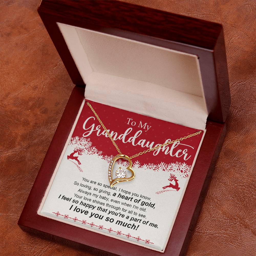Granddaughter Necklace - Christmas and Birthday Gift for Her-[Heartfelt Family Gift]
