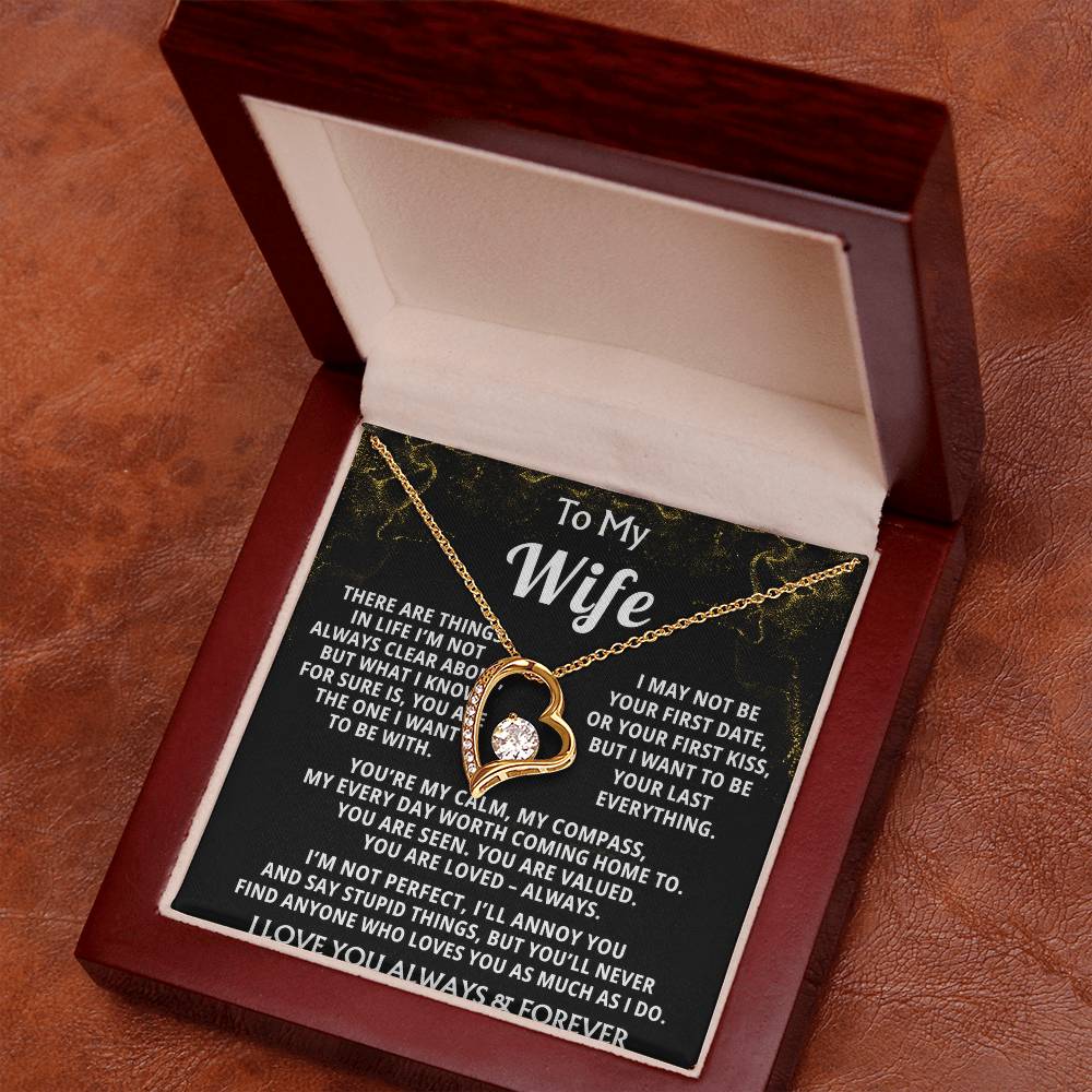 To My Wife, My heart knows you're my everything.
