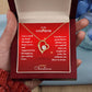 Stepmom Christmas Heart Necklace Gift-[Heartfelt Family Gift]