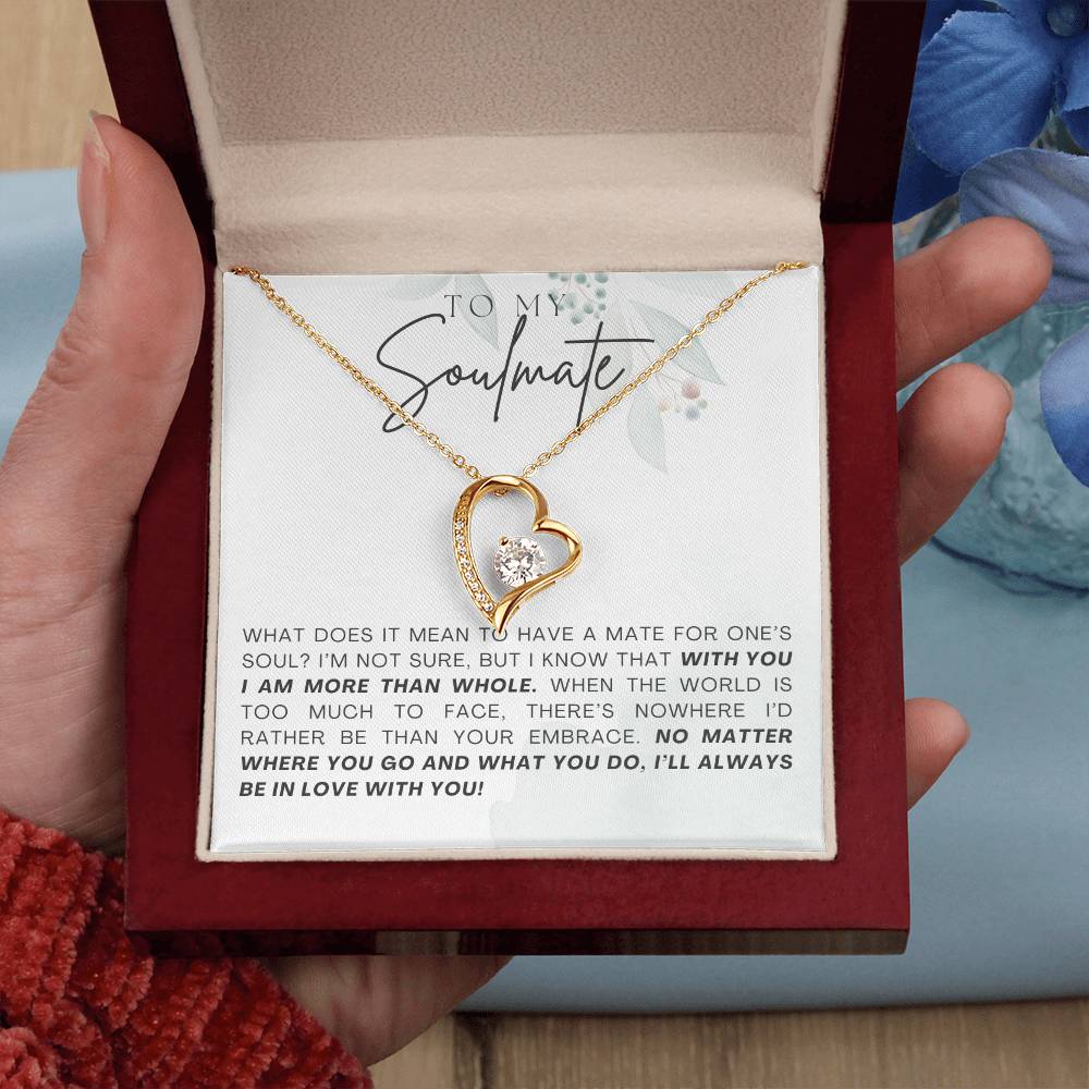 Soulmate Necklace A Meaningful Gift for Her on Birthdays Valentines Day and Christmas-[Heartfelt Family Gift]