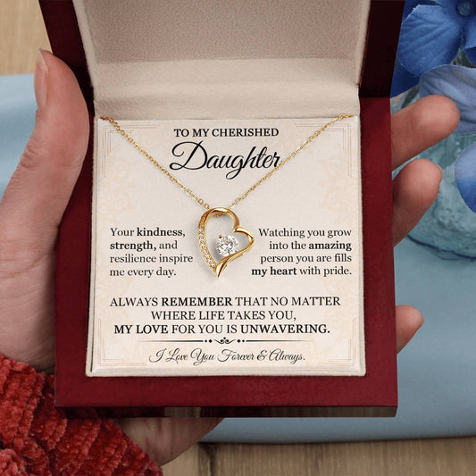 Daughter Necklace from Dad - Sentimental Gift for Your Beloved Daughter-[Heartfelt Family Gift]