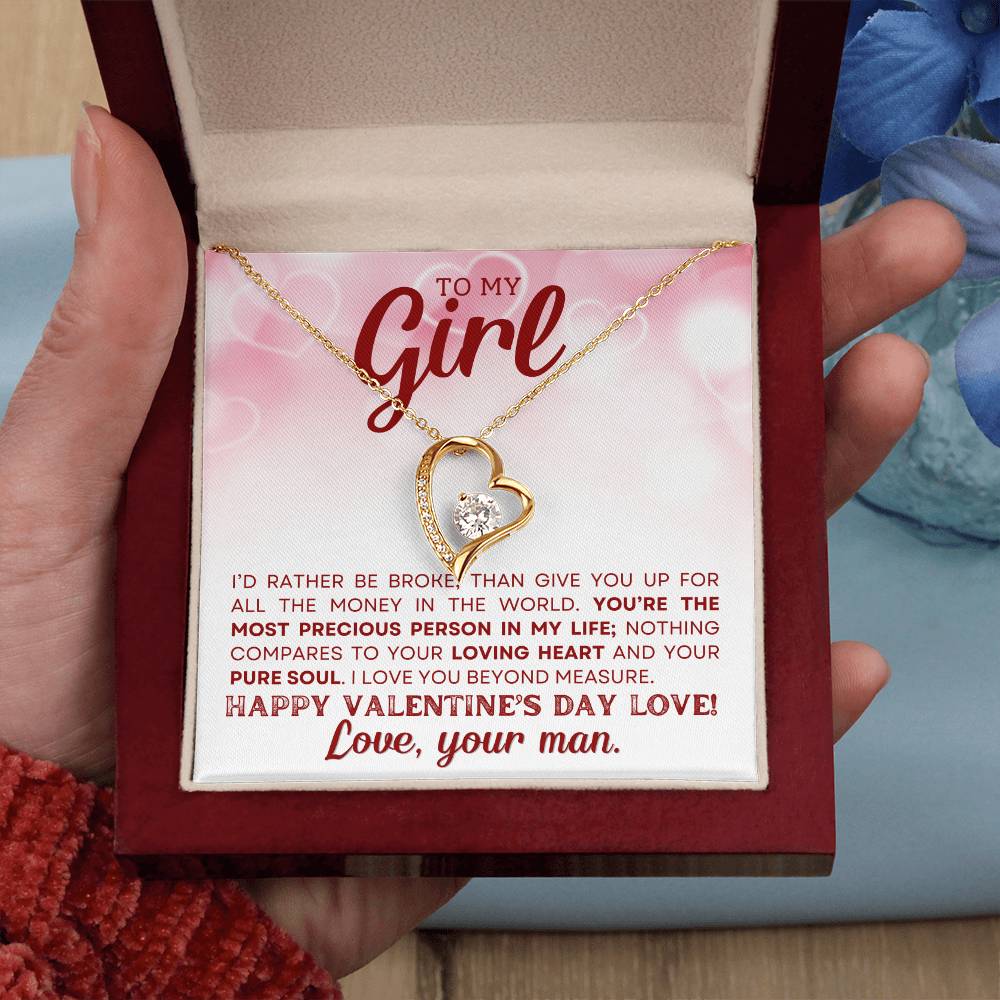 Soulmate Necklace - Romantic Gift for Valentines Day WifeGirlfriend-[Heartfelt Family Gift]