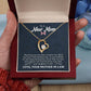 New mom Heart Necklace Gift-[Heartfelt Family Gift]