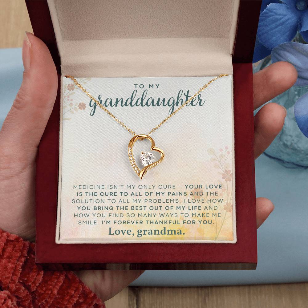 Granddaughter Necklace - Christmas  Birthday Gift for Granddaughter-[Heartfelt Family Gift]