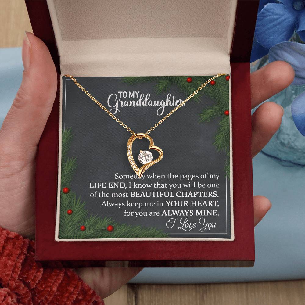 Granddaughter Necklace - Unique Christmas or Birthday Gift for Your Grandchild-[Heartfelt Family Gift]