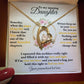 To My Daughter - Personalized Love and Light Heart Necklace Gift-[Heartfelt Family Gift]