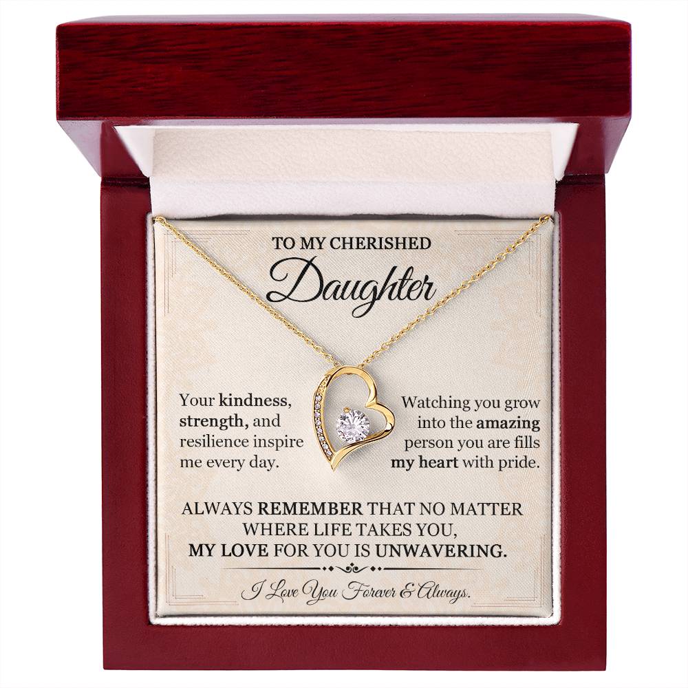 Daughter Necklace from Dad - Sentimental Gift for Your Beloved Daughter