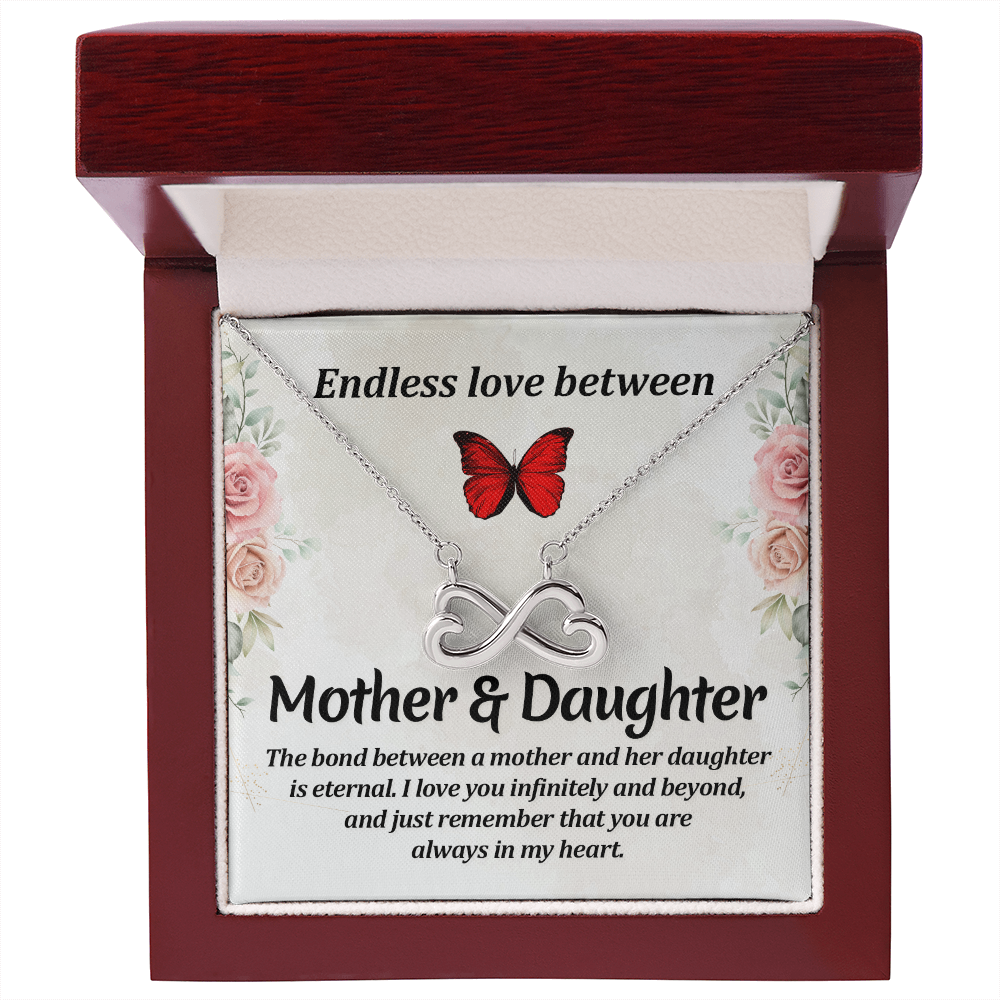 Mother Daughter Endless Love Necklace Gift-[Heartfelt Family Gift]