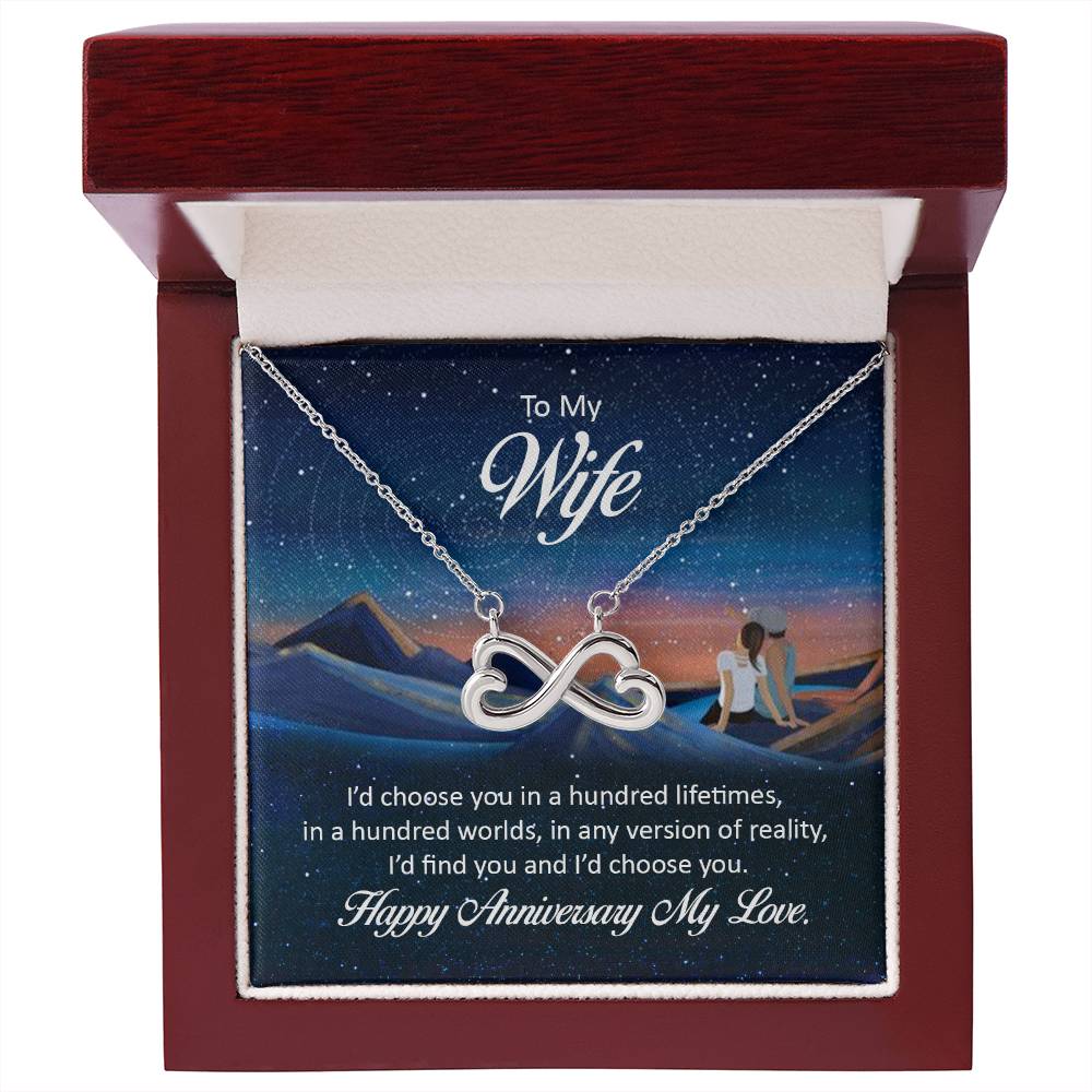 To My wife Endless Love Necklace Gift-[Heartfelt Family Gift]