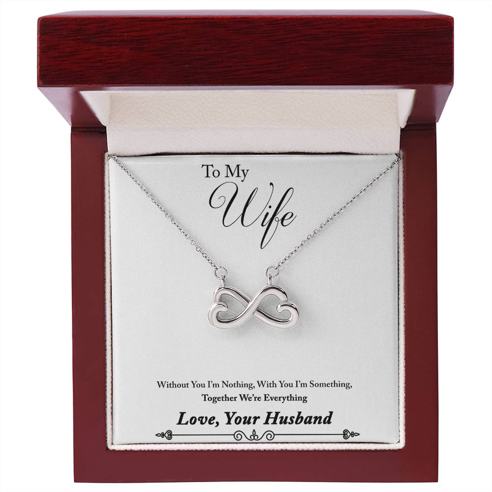 Husband to wife endless love necklace-[Heartfelt Family Gift]