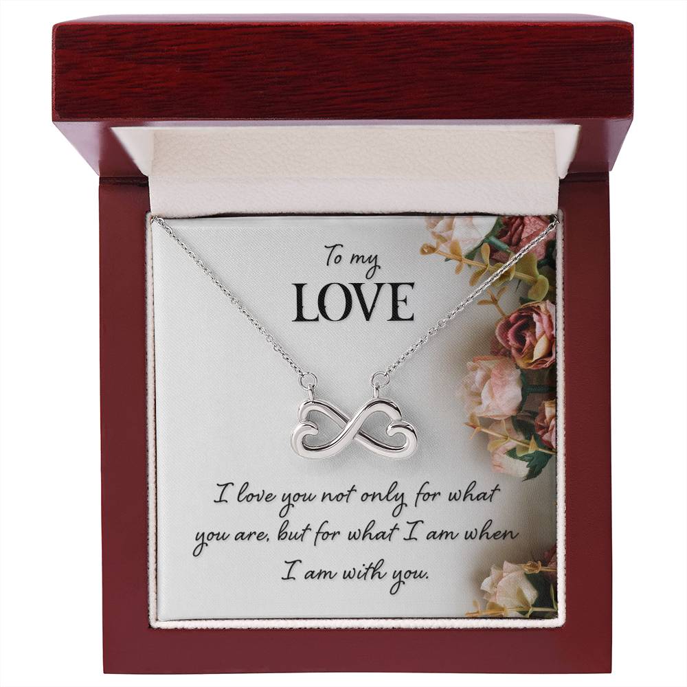 To My Love Heart Necklace-[Heartfelt Family Gift]