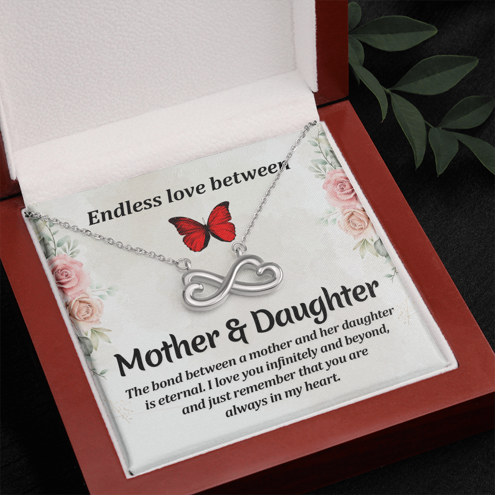 Mother Daughter Endless Love Necklace Gift-[Heartfelt Family Gift]