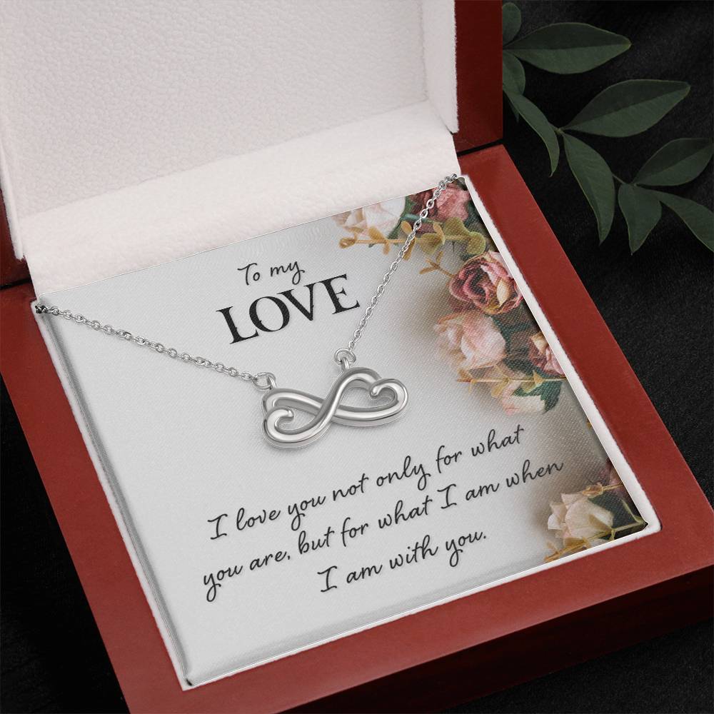 To My Love Heart Necklace-[Heartfelt Family Gift]