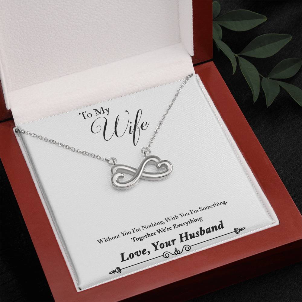 Husband to wife endless love necklace-[Heartfelt Family Gift]
