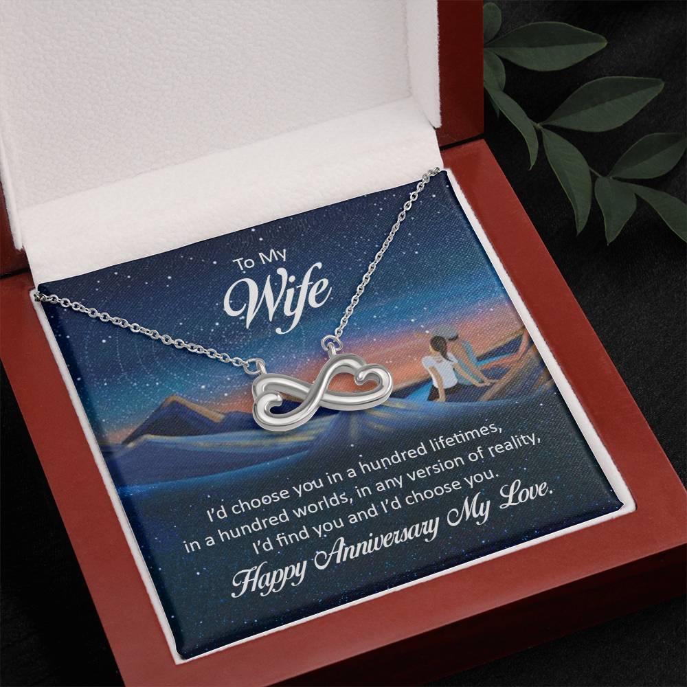 To My wife Endless Love Necklace Gift-[Heartfelt Family Gift]
