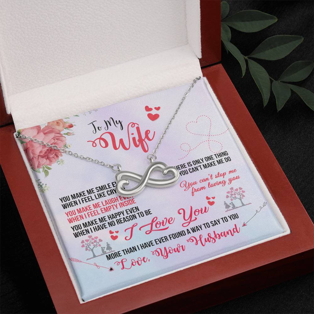 Wife endless love necklace-[Heartfelt Family Gift]