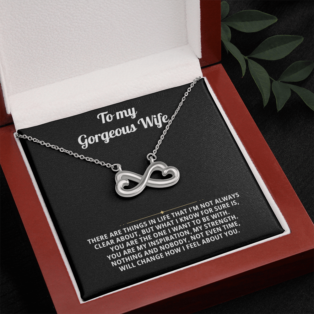 To My Wife Endless Love Necklace Gift