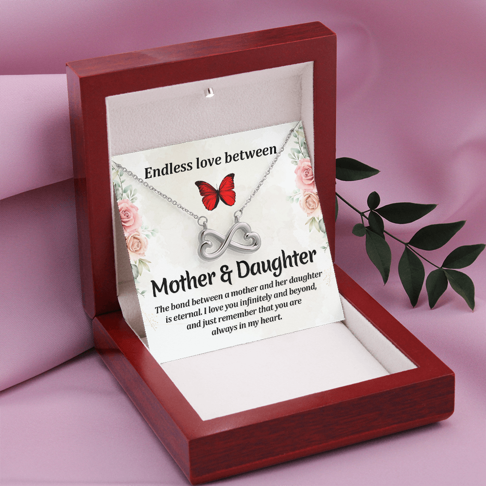 Mother Daughter Endless Love Necklace Gift-[Heartfelt Family Gift]