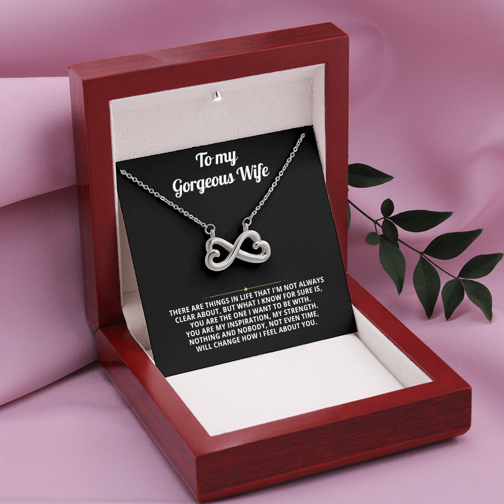 To My Wife Endless Love Necklace Gift