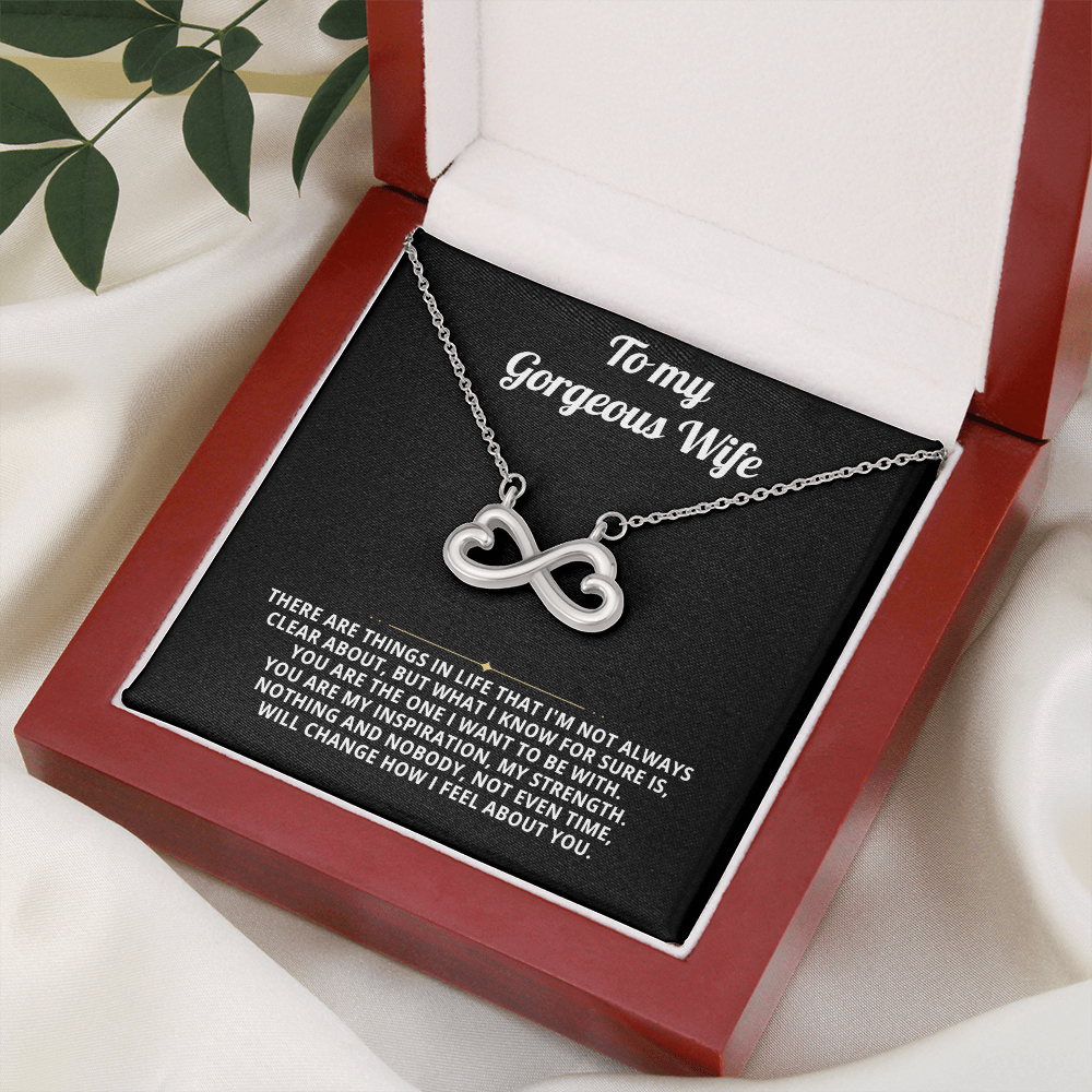To My Wife Endless Love Necklace Gift