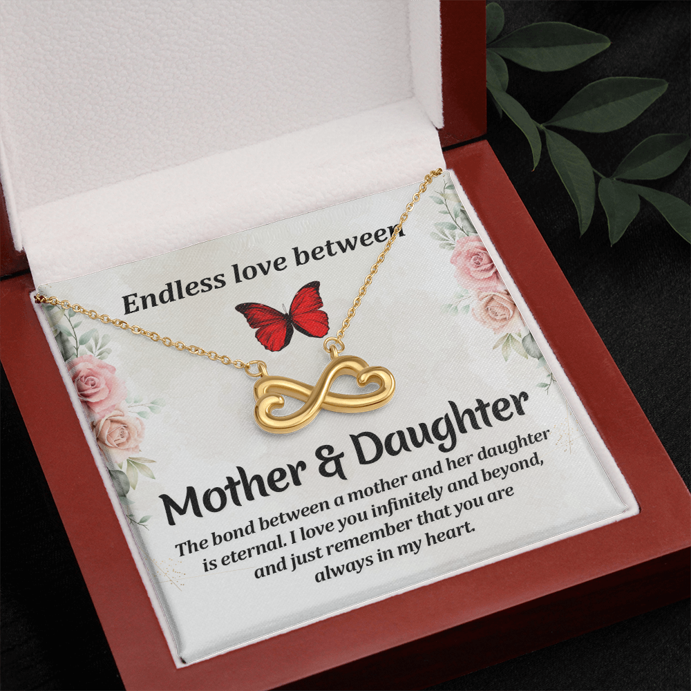 Mother Daughter Endless Love Necklace Gift-[Heartfelt Family Gift]