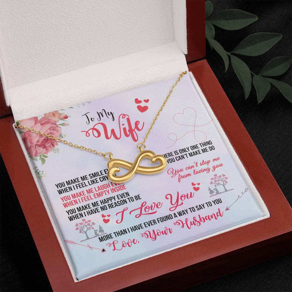 Wife endless love necklace-[Heartfelt Family Gift]