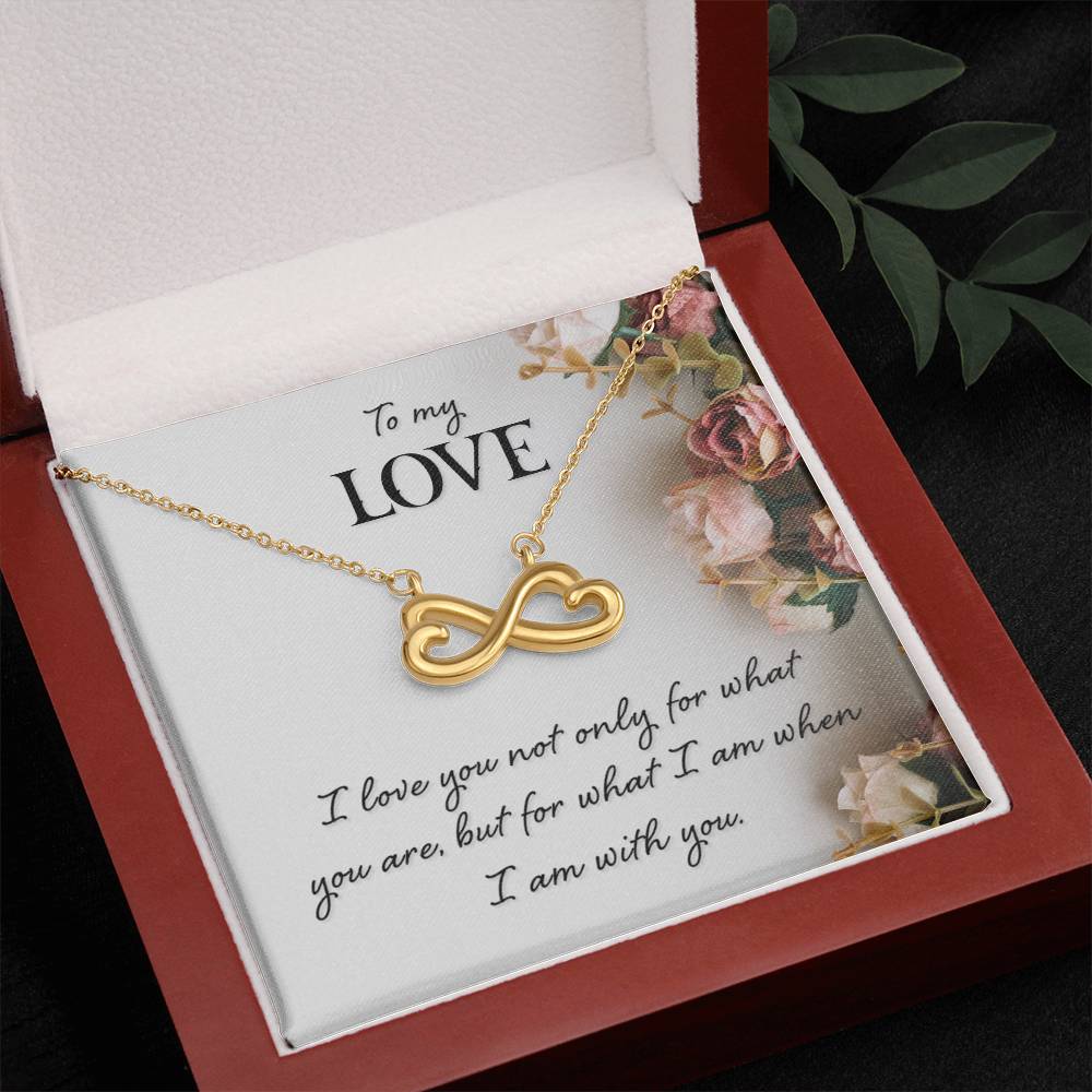 To My Love Heart Necklace-[Heartfelt Family Gift]