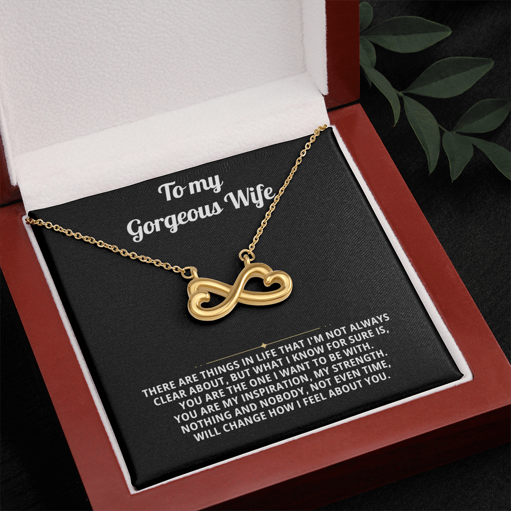 To My Wife Endless Love Necklace Gift