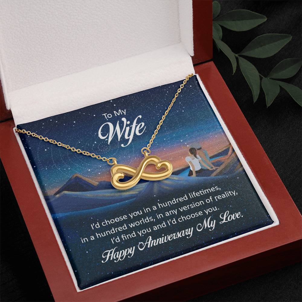 To My wife Endless Love Necklace Gift-[Heartfelt Family Gift]