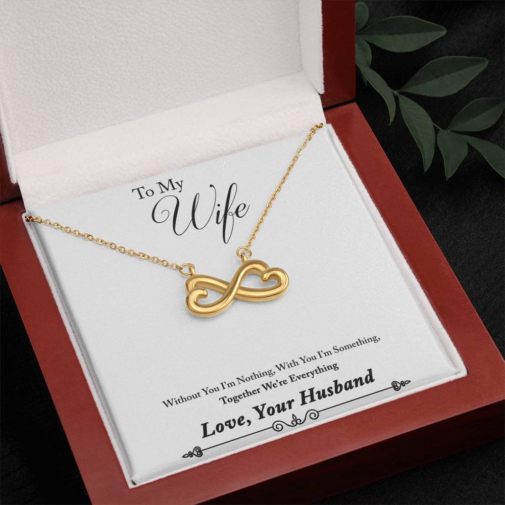 Husband to wife endless love necklace-[Heartfelt Family Gift]