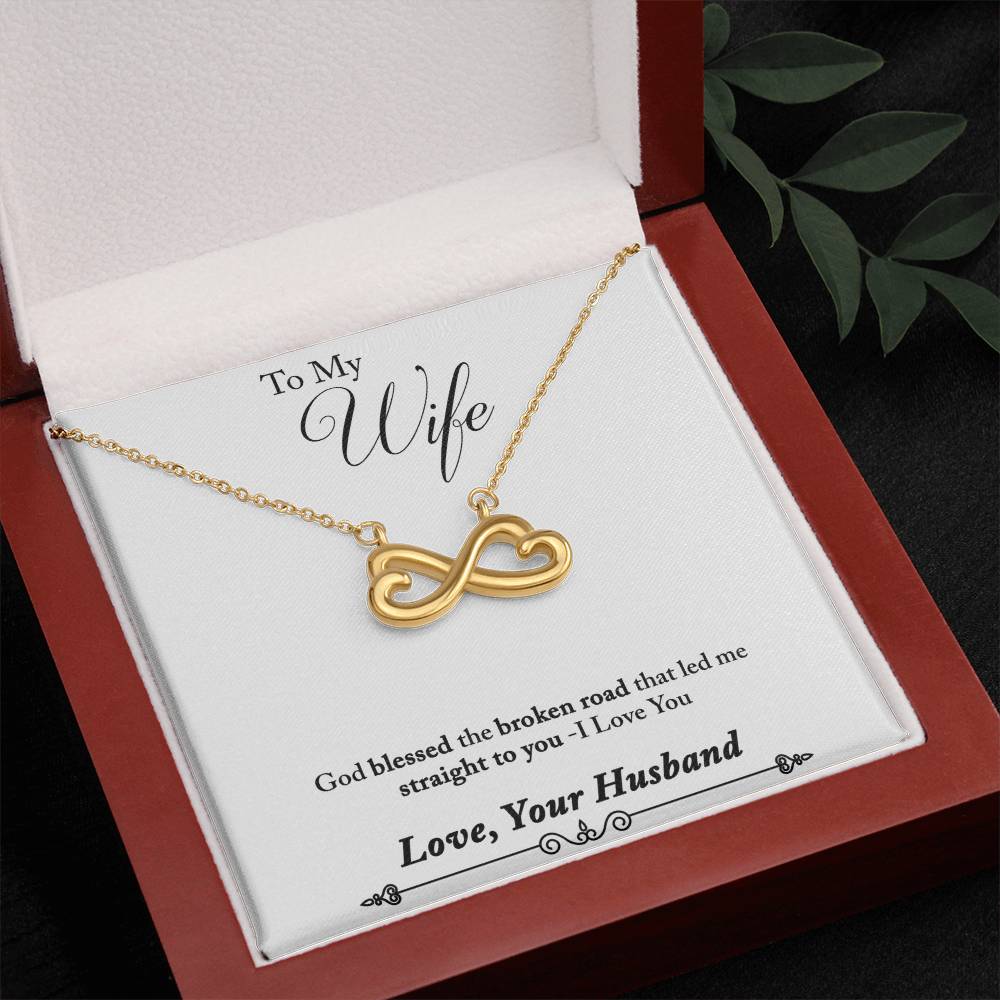 Husband to wife Endless Love Necklace-[Heartfelt Family Gift]
