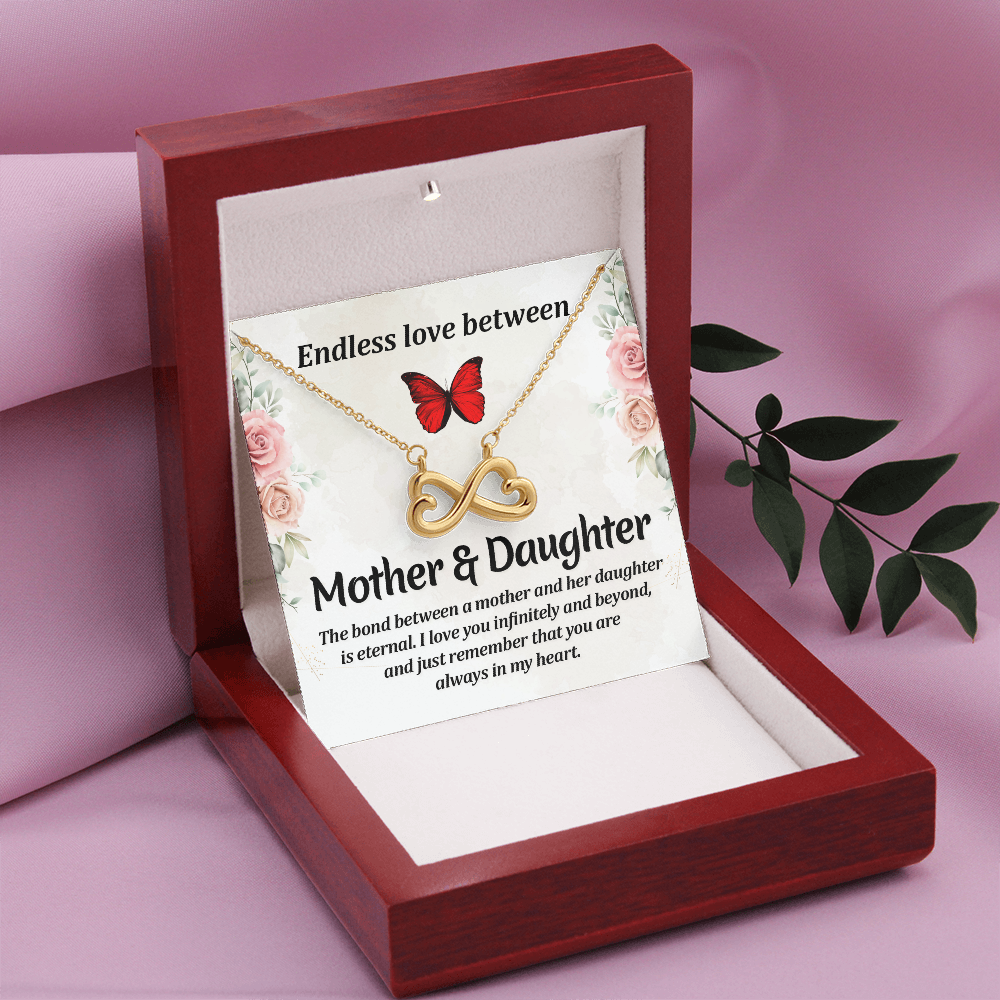 Mother Daughter Endless Love Necklace Gift-[Heartfelt Family Gift]