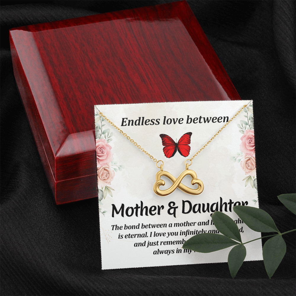 Mother Daughter Endless Love Necklace Gift-[Heartfelt Family Gift]