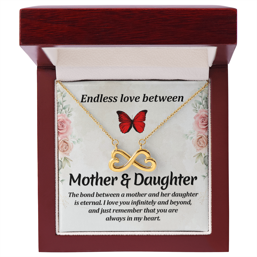 Mother Daughter Endless Love Necklace Gift-[Heartfelt Family Gift]