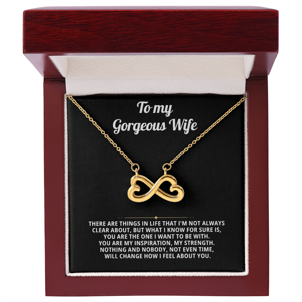 To My Wife Endless Love Necklace Gift