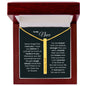 To My Niece Vertical Bar Engraved Necklace