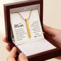Mom 4 Sided Engraved Stick Necklace