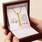 Wife 4 sided Engraved Stick Necklace