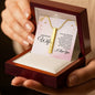 Wife 4 sided Engraved Stick Necklace