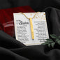 Sister 4 Sided Engraved Stick Necklace