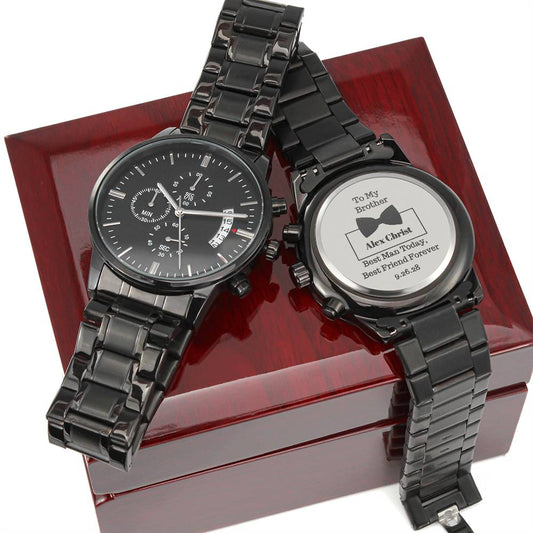 Custom Best Man Watch-[Heartfelt Family Gift]