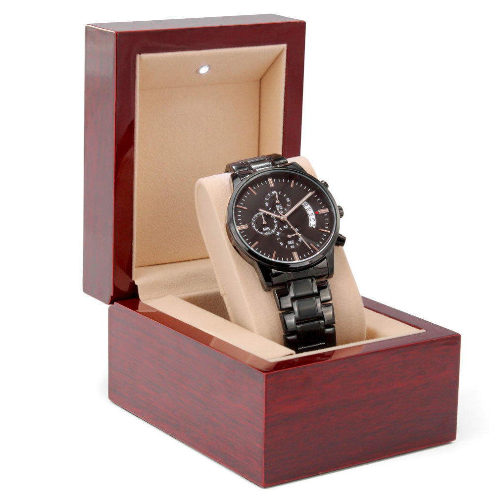 To My Dad on My Wedding Day Engraved Watch-[Heartfelt Family Gift]