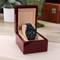 Love you forever Men's Engraved Watch Gift-[Heartfelt Family Gift]